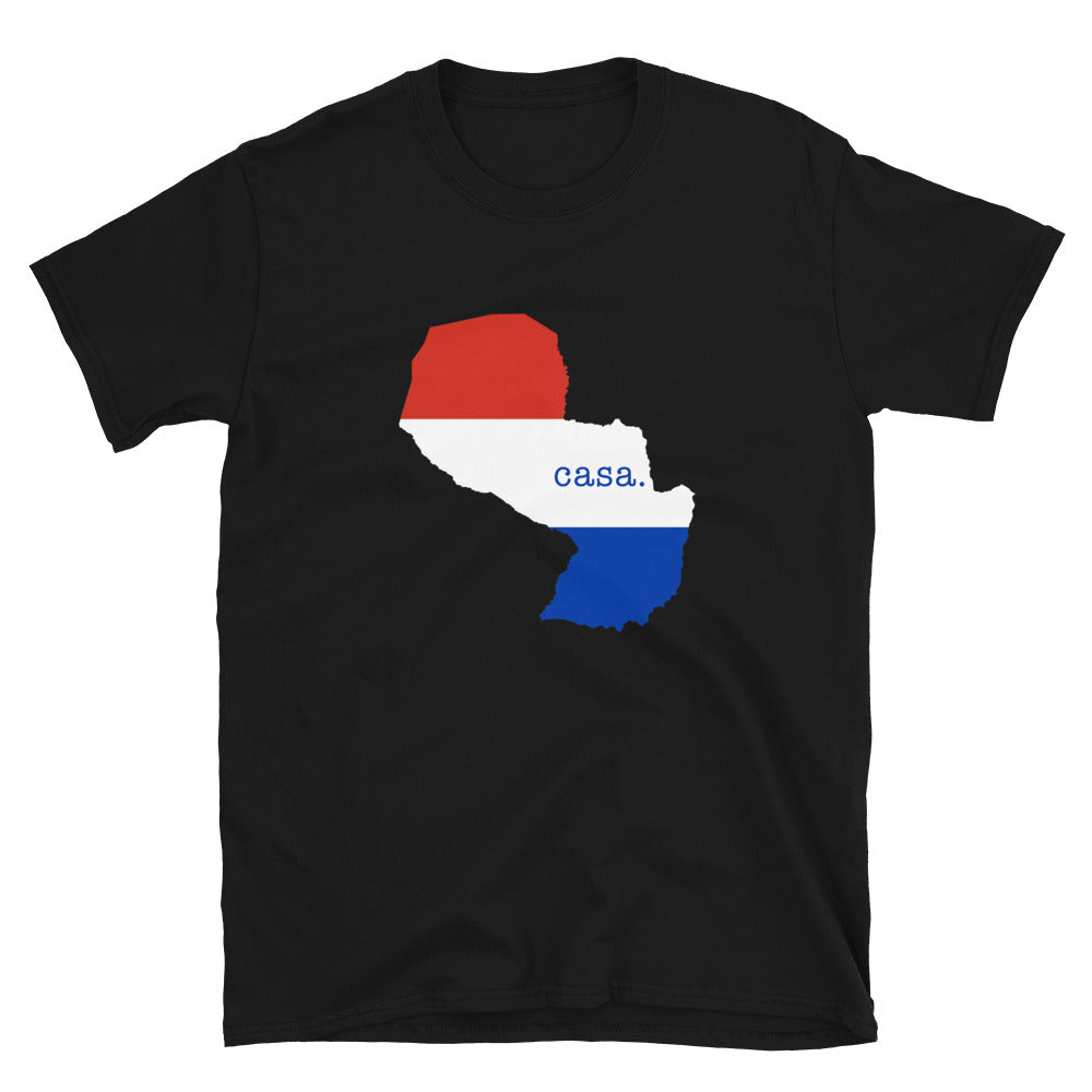 Paraguay Flag Map Unisex T-Shirt