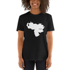 Venezuela White Map Unisex T-Shirt