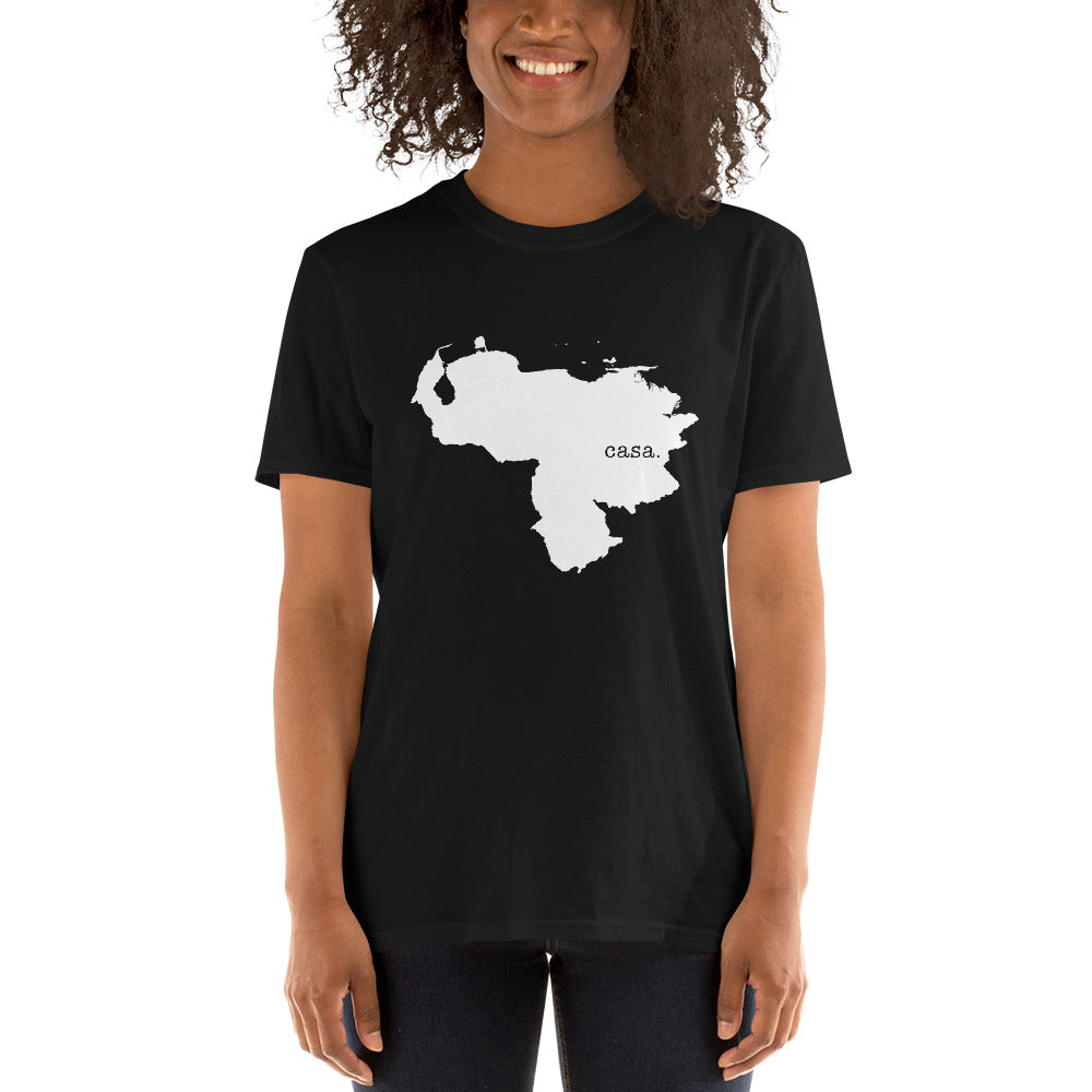 Venezuela White Map Unisex T-Shirt