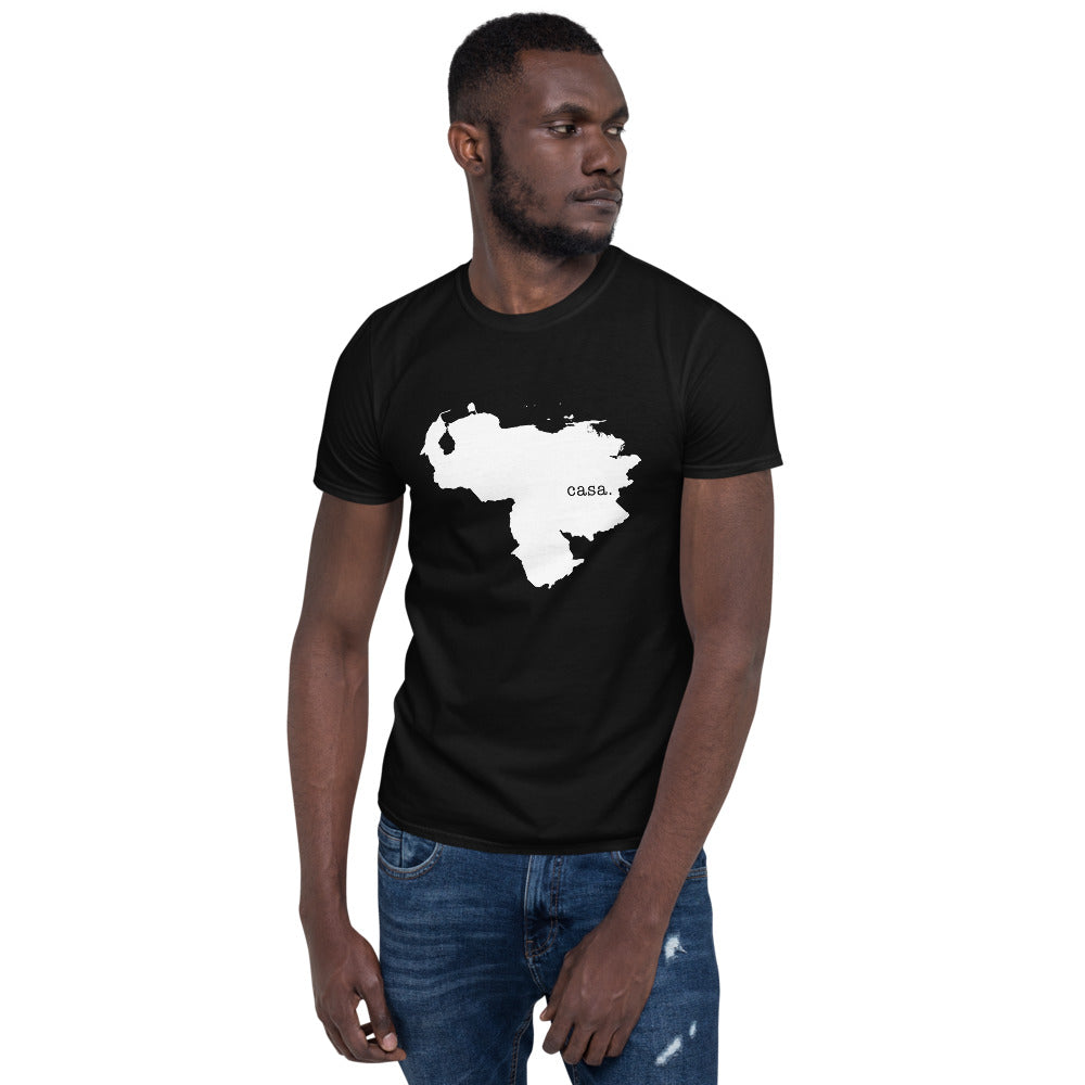 Venezuela White Map Unisex T-Shirt