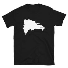 Load image into Gallery viewer, Dominican Republic White Map Unisex T-Shirt
