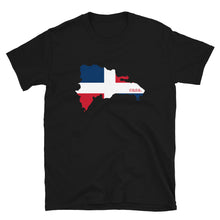 Load image into Gallery viewer, Dominican Republic Flag Map Unisex T-Shirt
