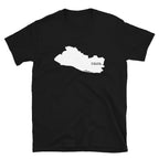 El Salvador White Map Unisex T-Shirt