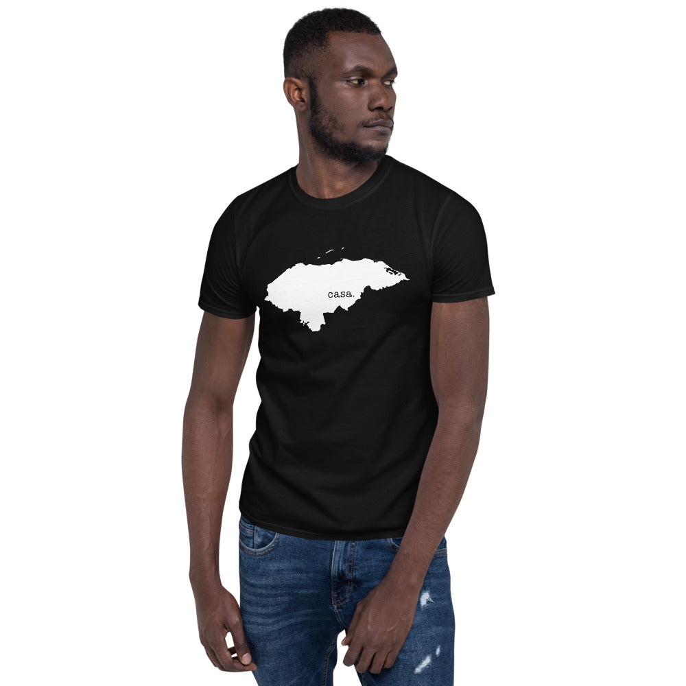 Honduras White Map Unisex T-Shirt