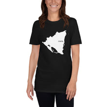 Load image into Gallery viewer, Nicaragua White Map Unisex T-Shirt
