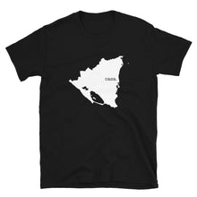 Load image into Gallery viewer, Nicaragua White Map Unisex T-Shirt
