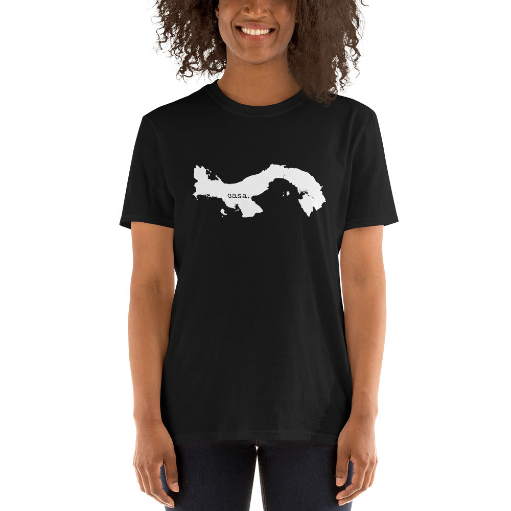 Panama White Map Unisex T-Shirt