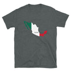 Mexico Map Flag Colors Unisex T-Shirt