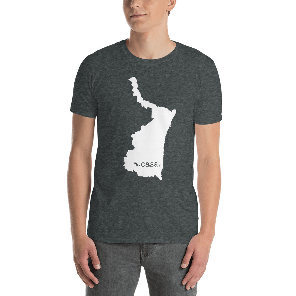 Tamaulipas Mexico White Map Unisex T-Shirt