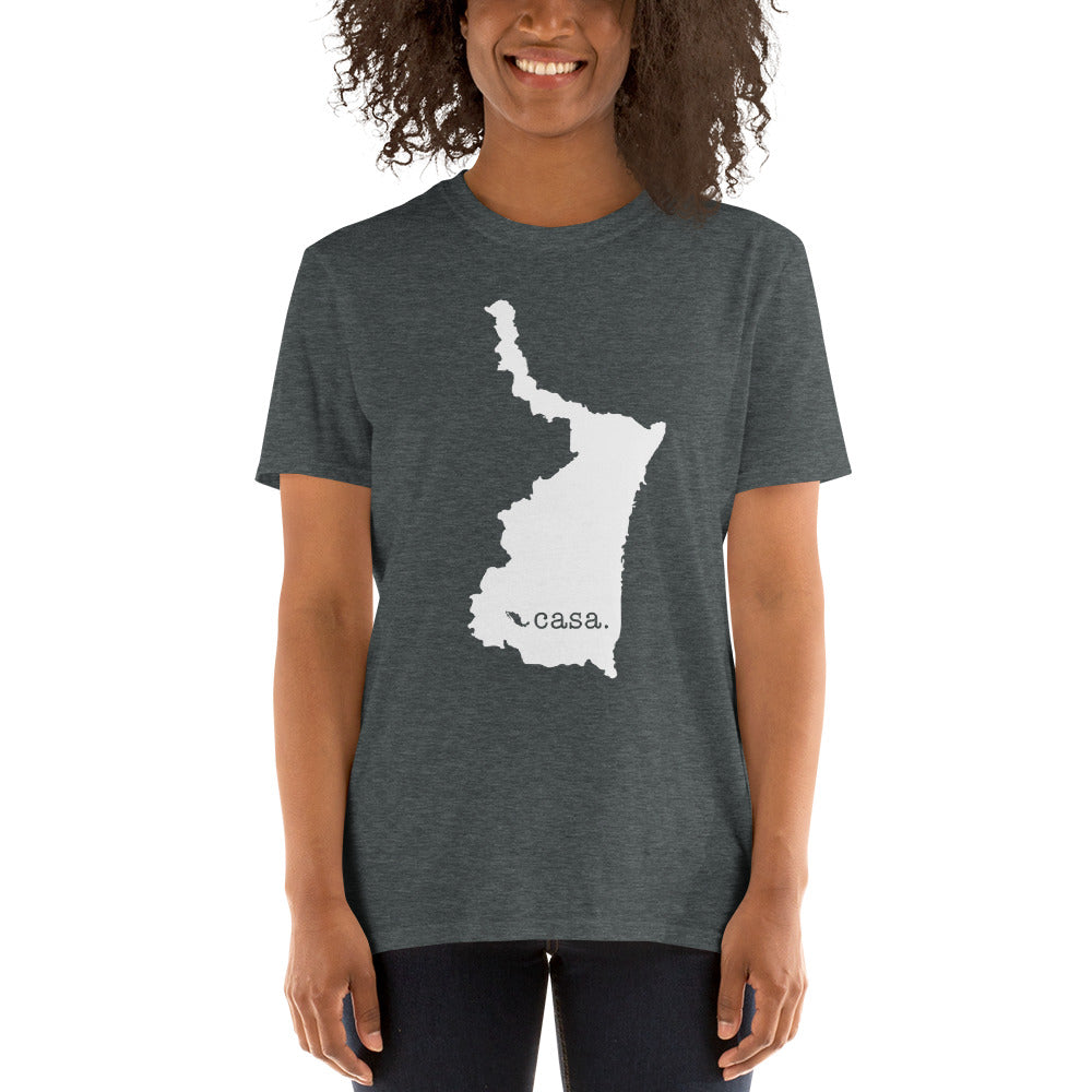 Tamaulipas Mexico White Map Unisex T-Shirt