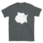 Morelos Mexico White Map Unisex T-Shirt