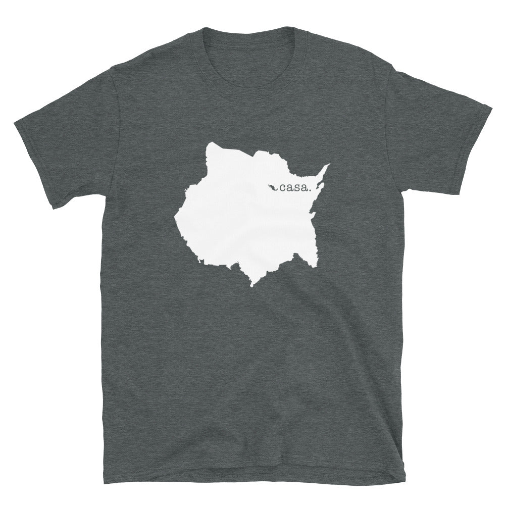 Morelos Mexico White Map Unisex T-Shirt