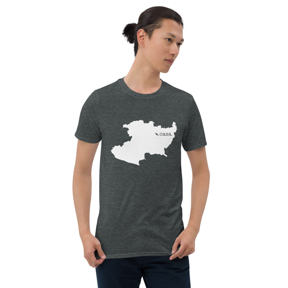 Michoacan Mexico White Map Unisex T-Shirt
