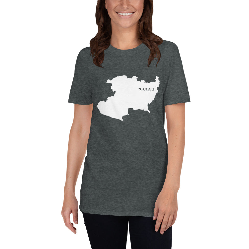 Michoacan Mexico White Map Unisex T-Shirt