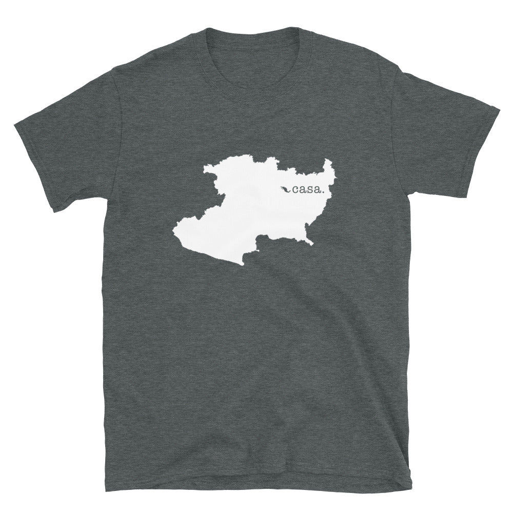 Michoacan Mexico White Map Unisex T-Shirt