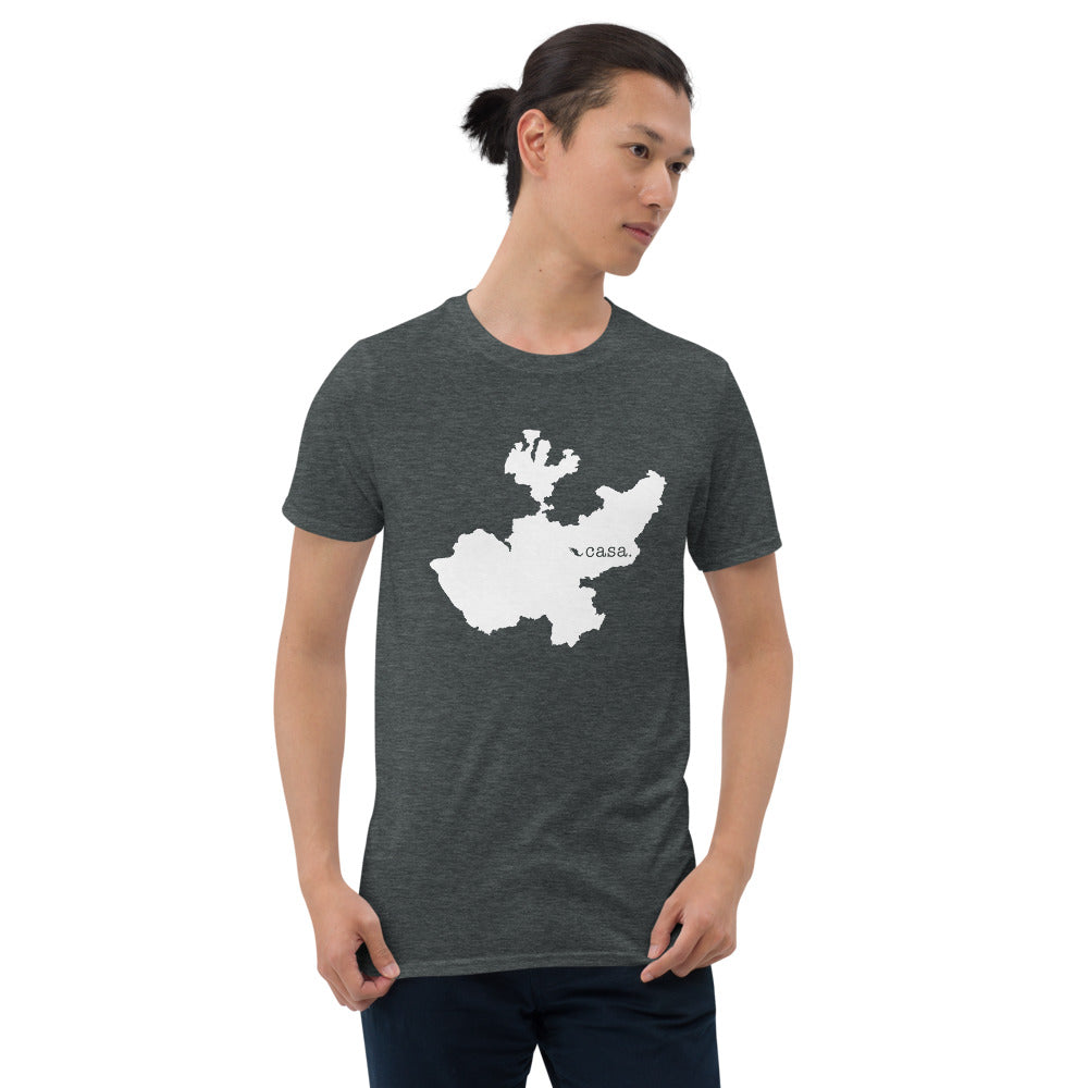 Jalisco Mexico White Map Unisex T-Shirt