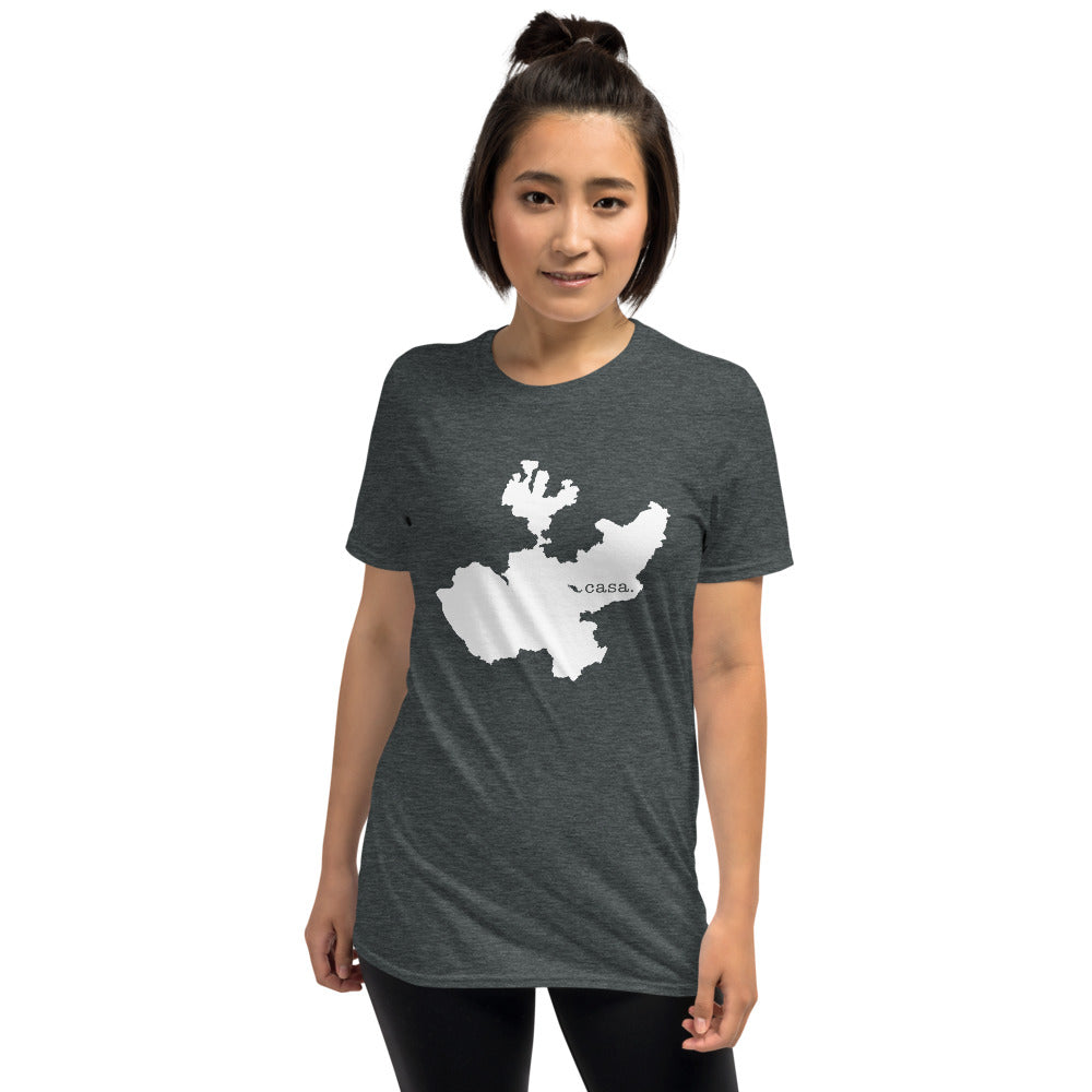 Jalisco Mexico White Map Unisex T-Shirt