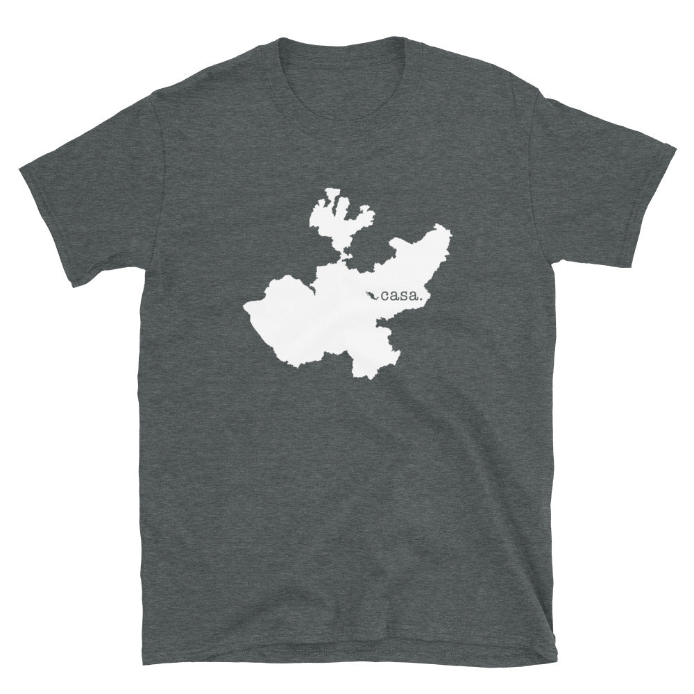 Jalisco Mexico White Map Unisex T-Shirt