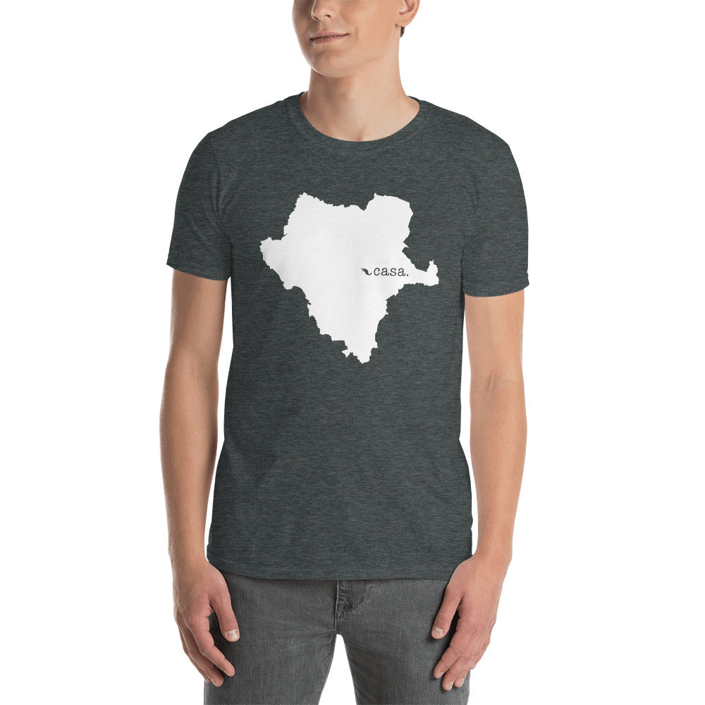 Durango Mexico White Map Unisex T-Shirt