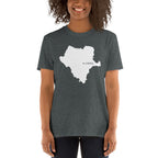 Durango Mexico White Map Unisex T-Shirt
