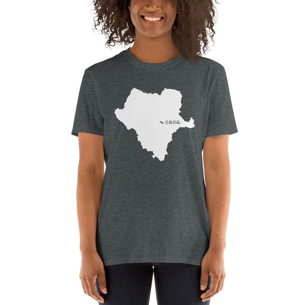 Durango Mexico White Map Unisex T-Shirt