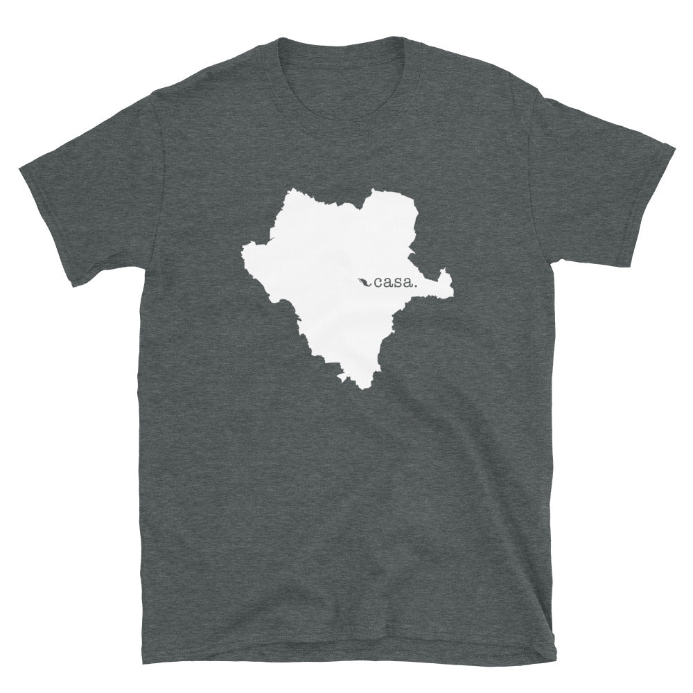 Durango Mexico White Map Unisex T-Shirt
