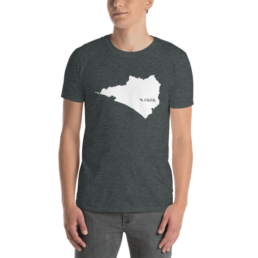 Colima Mexico White Map Unisex T-Shirt