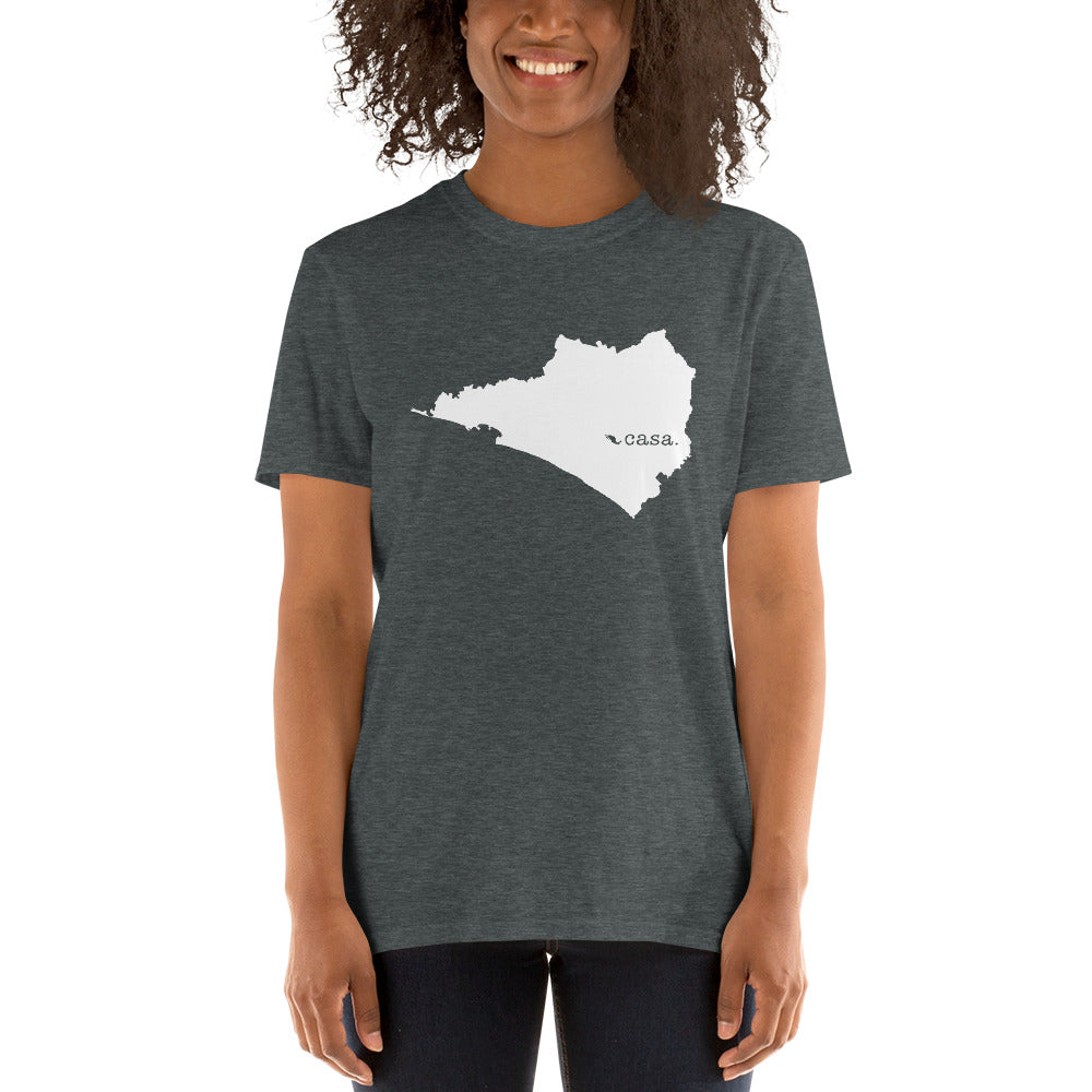 Colima Mexico White Map Unisex T-Shirt