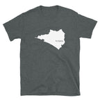 Camiseta unisex con el mapa blanco de Colima, México