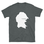 Coahuila Mexico White Map Unisex T-Shirt