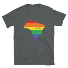 Load image into Gallery viewer, Brazil Map Pride Map Unisex T-Shirt
