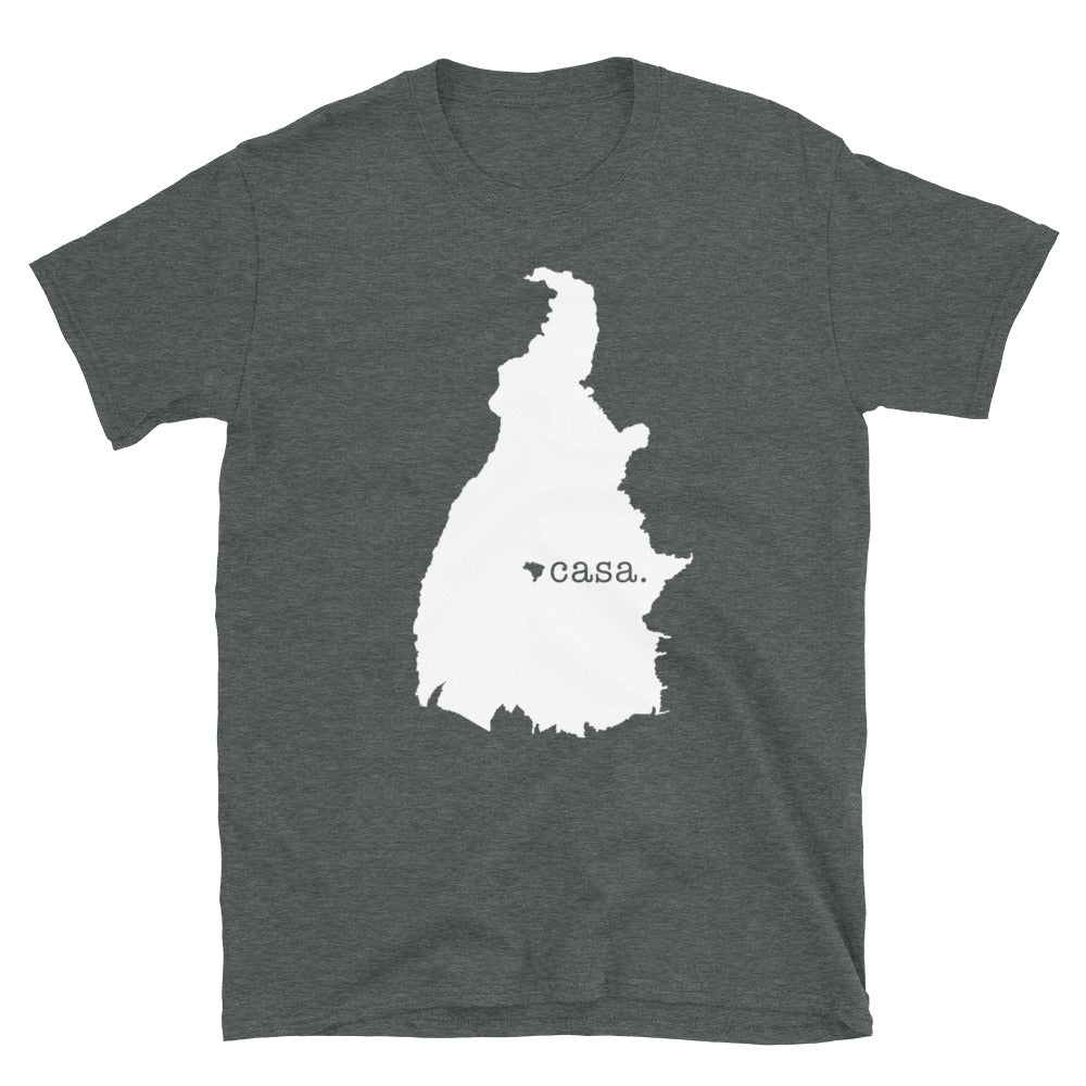 Tocantins Brazil White Map Unisex T-Shirt