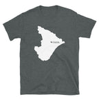 Sergipe Brazil White Map Unisex T-Shirt
