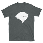 Rio Grande do Sul Brazil White Map Unisex T-Shirt