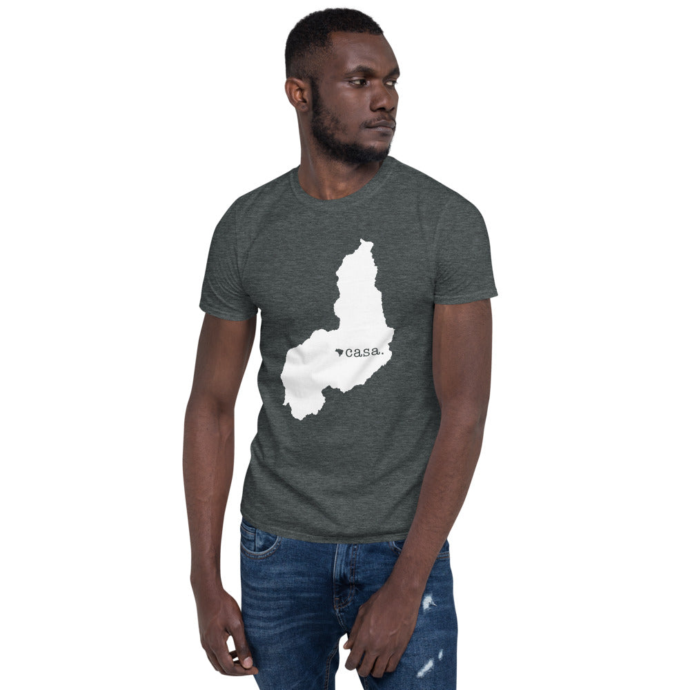 Piaui Brazil White Map Unisex T-Shirt