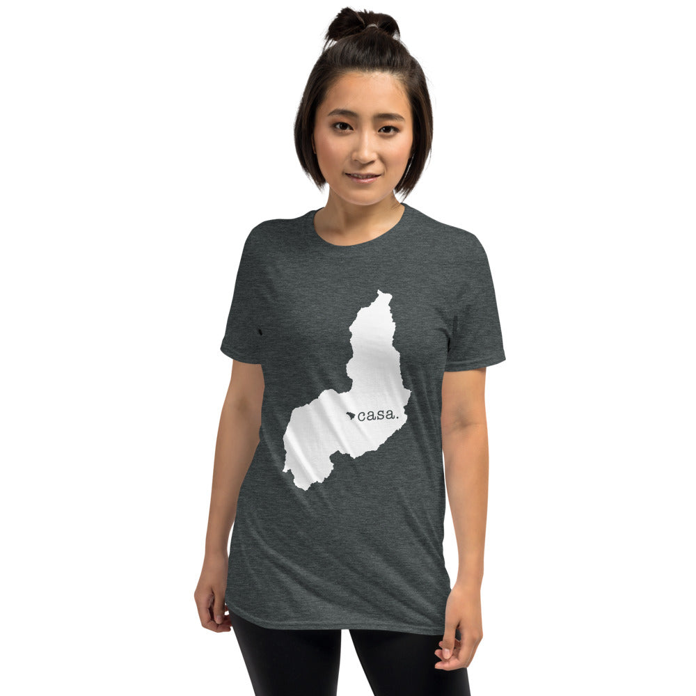 Piaui Brazil White Map Unisex T-Shirt