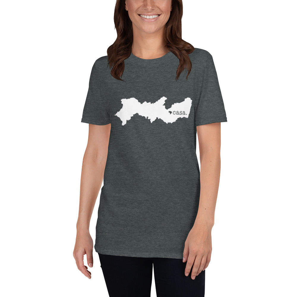 Pernambuco Brazil White Map Unisex T-Shirt