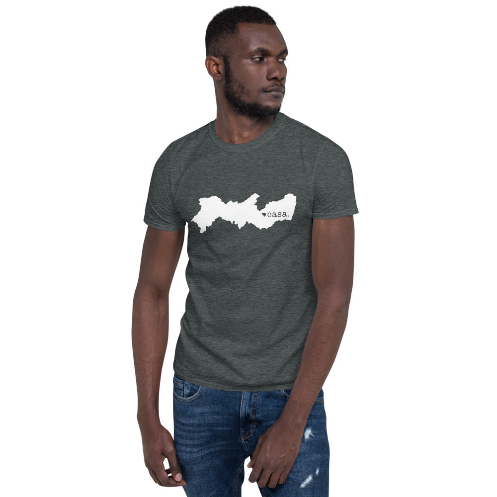 Pernambuco Brazil White Map Unisex T-Shirt