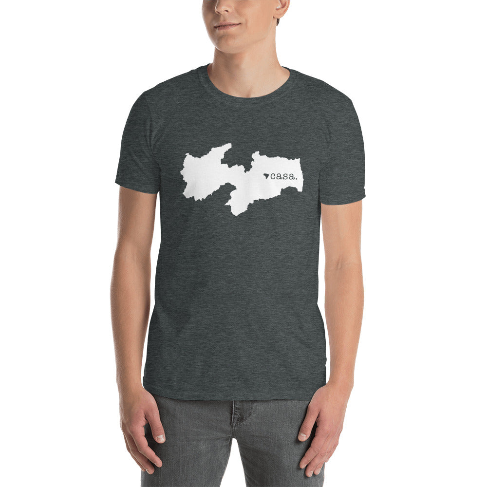 Paraiba Brazil White Map Unisex T-Shirt