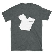 Load image into Gallery viewer, Pará Brazil White Map Unisex T-Shirt
