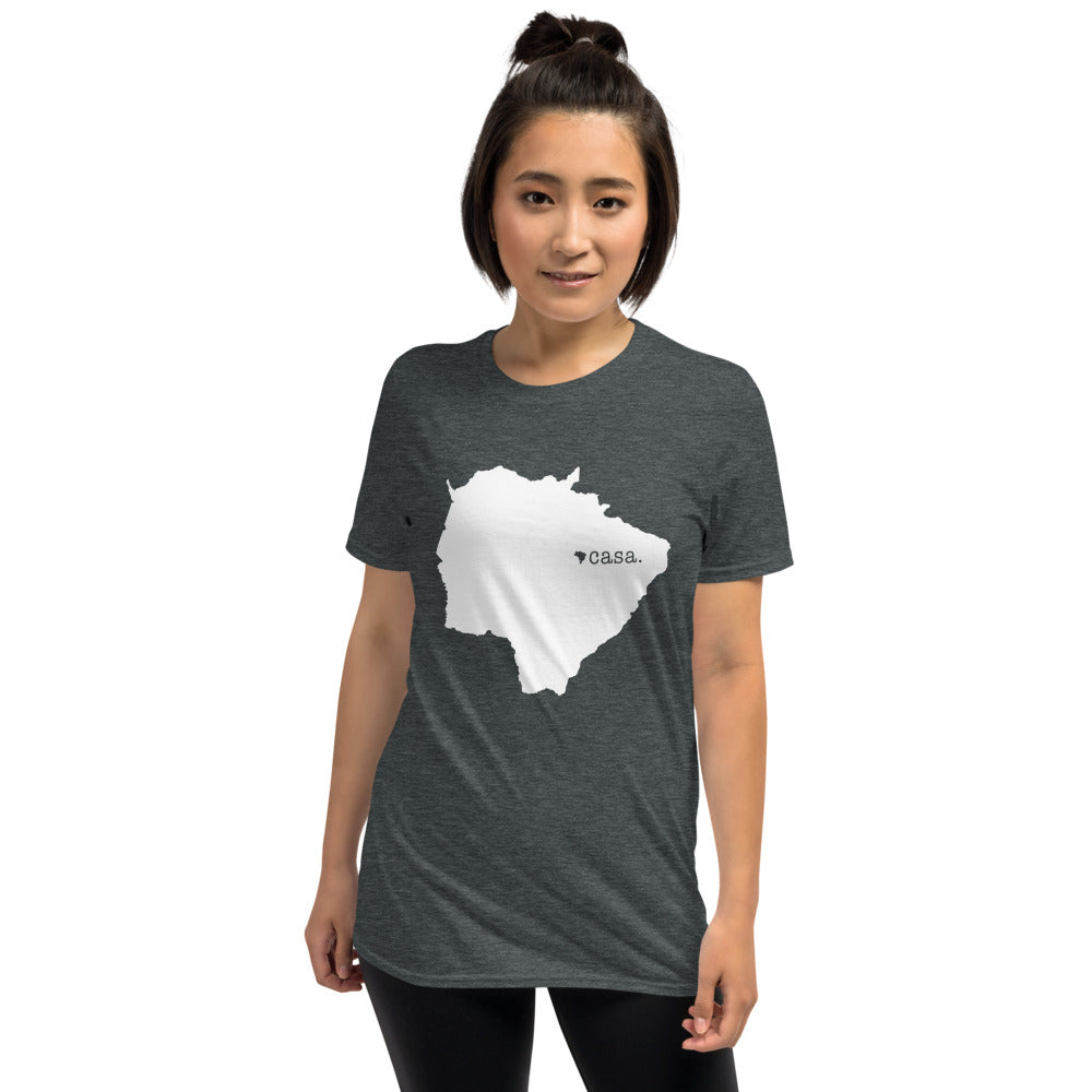 Mato Grosso do Sul Brazil White Map Unisex T-Shirt