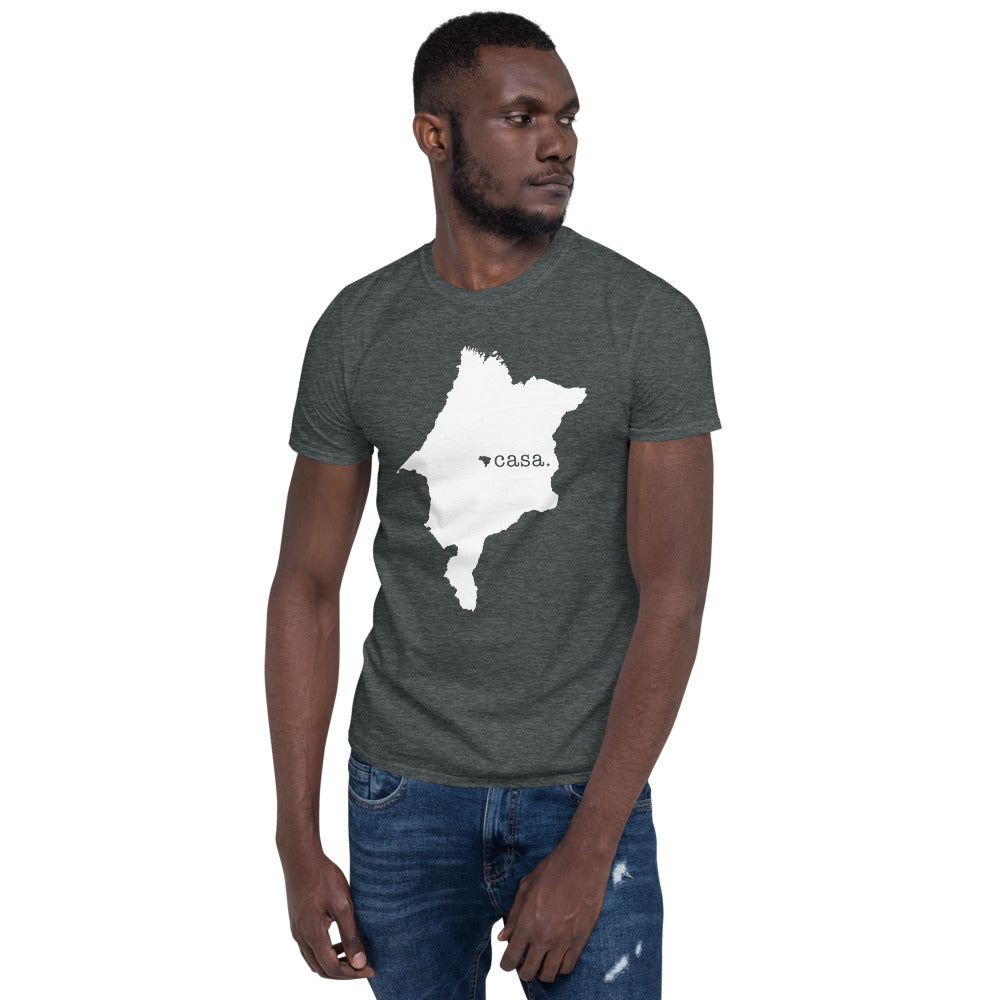 Maranhao Brazil White Map Unisex T-Shirt