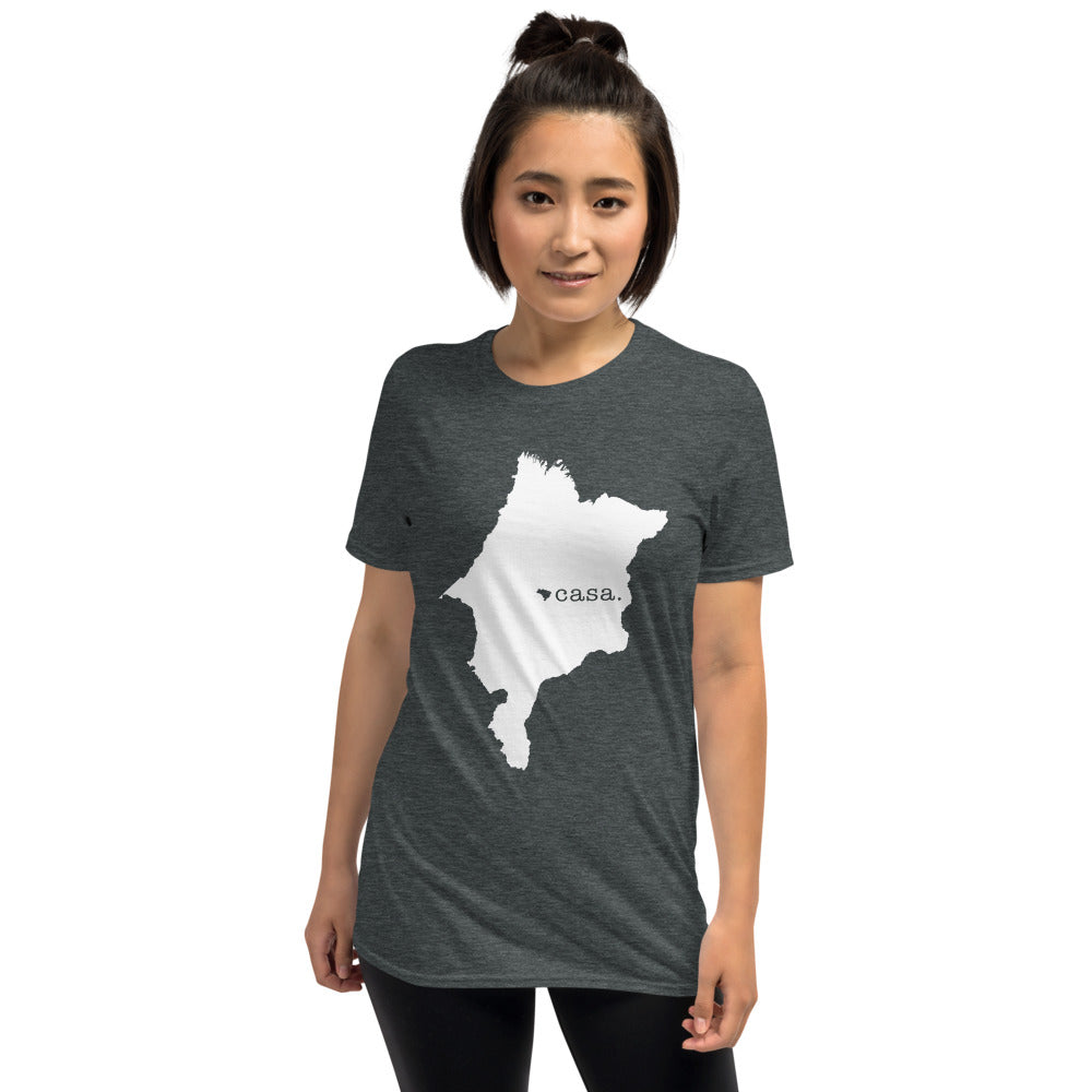 Maranhao Brazil White Map Unisex T-Shirt
