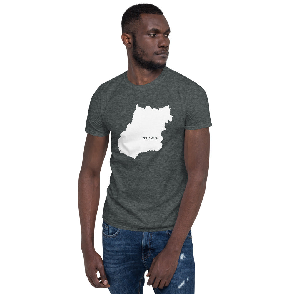 Goias Brazil White Map Unisex T-Shirt