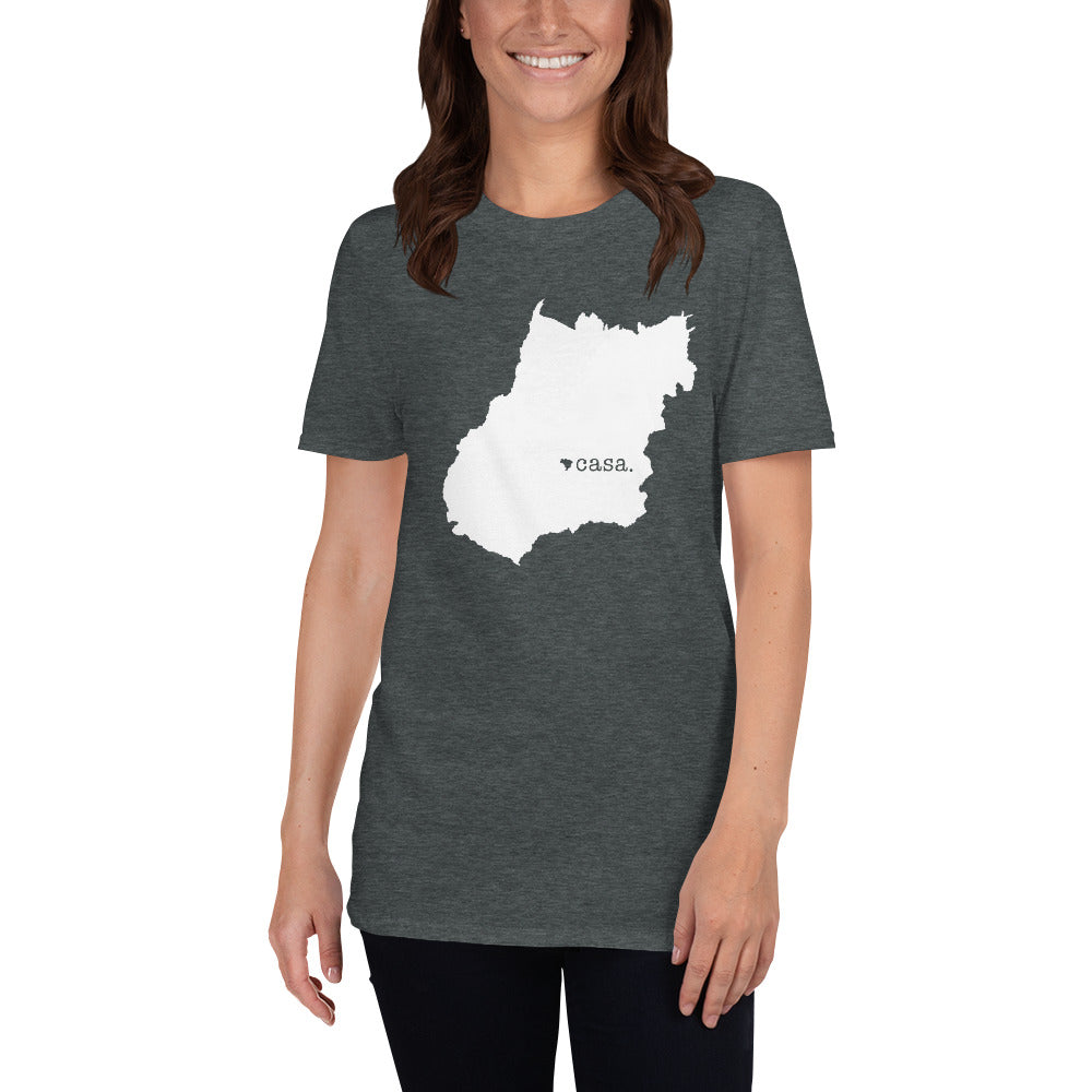 Goias Brazil White Map Unisex T-Shirt