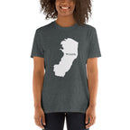 Espirito Santo Brazil White Map Unisex T-Shirt