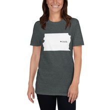 Load image into Gallery viewer, Distrito Federal Brazil White Map Unisex T-Shirt
