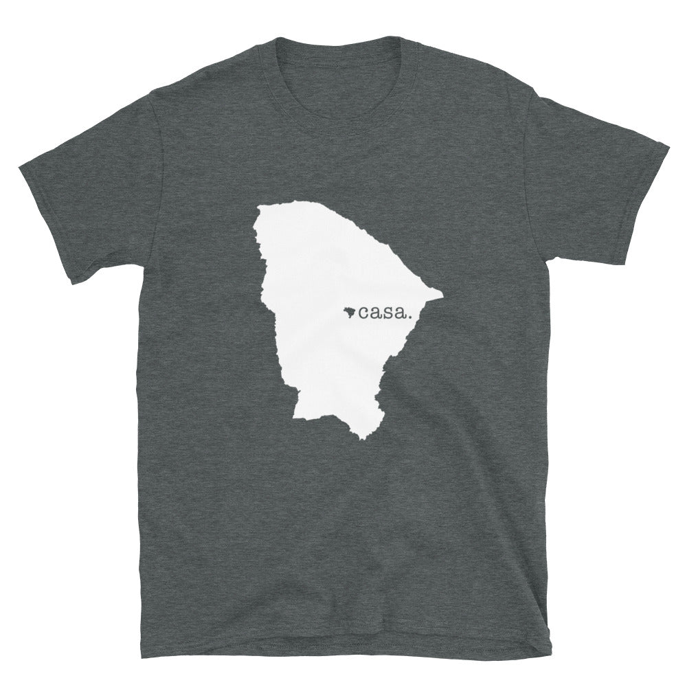 Ceará Brazil White Map Unisex T-Shirt