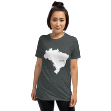 Load image into Gallery viewer, Brazil White Map Unisex T-Shirt
