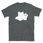Amazonas Brazil White Map Unisex T-Shirt